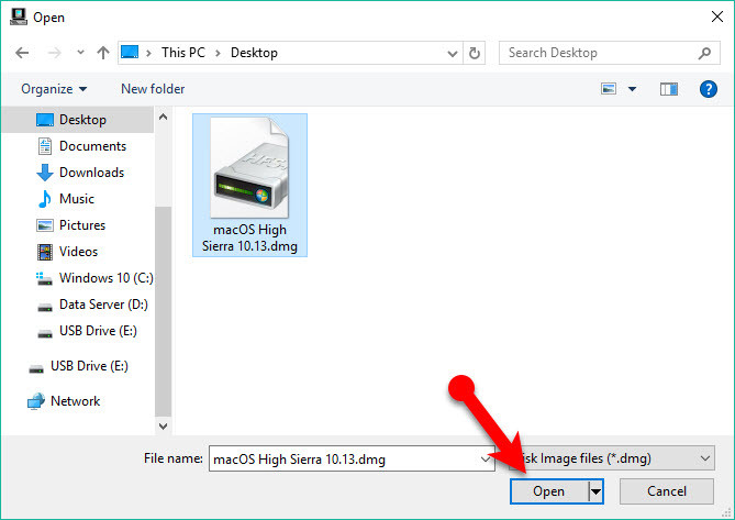 How To Open Dmg Extension File In Windows 10